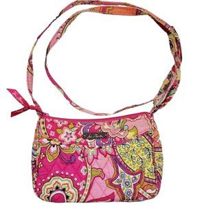 SOLD Vera Bradley Very Berry Paisley Pink Swirls Crossbody Womens Purse Shoulder
